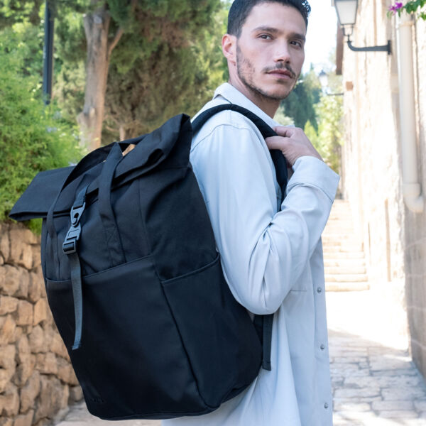 Ruby Roll-Top Laptop Backpack Thumbnail