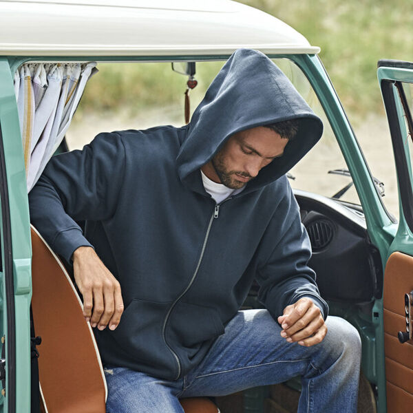 Urban hooded full-zip sweatshirt (5154) Thumbnail
