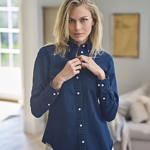 Women’s casual twill shirt (4003) Thumbnail