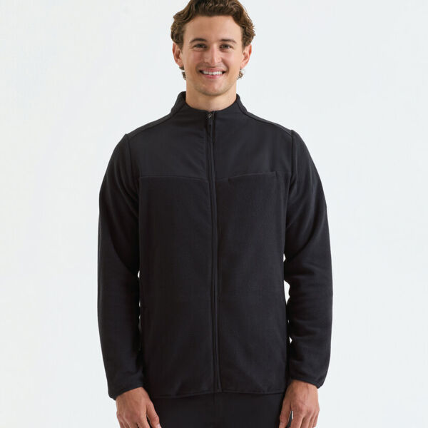 'Agility' men's panelled fleece jacket Thumbnail