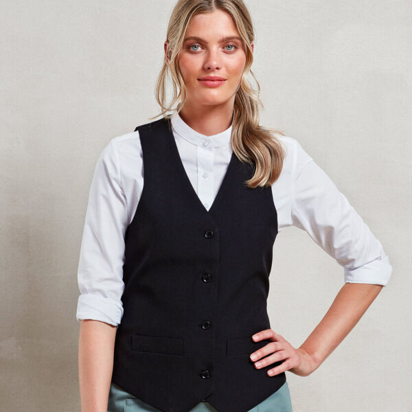 Women's lined polyester waistcoat Thumbnail
