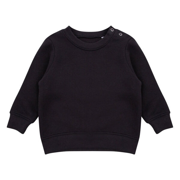 Crew neck sweatshirt with shoulder poppers Thumbnail