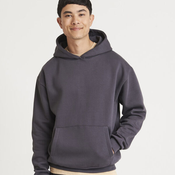 Heavyweight signature boxy hoodie Thumbnail