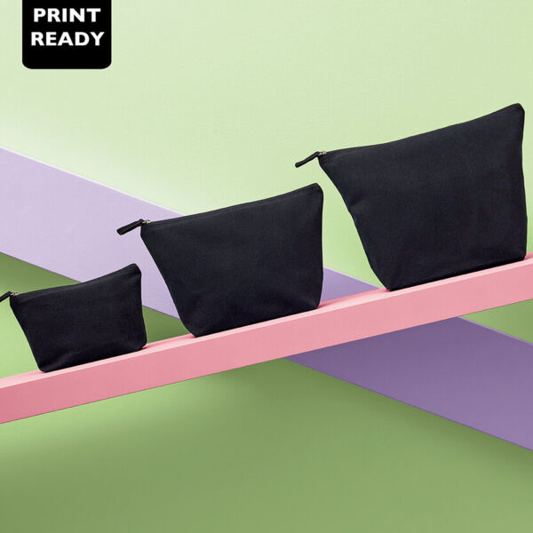 Recycled luxe canvas accessory bag Thumbnail