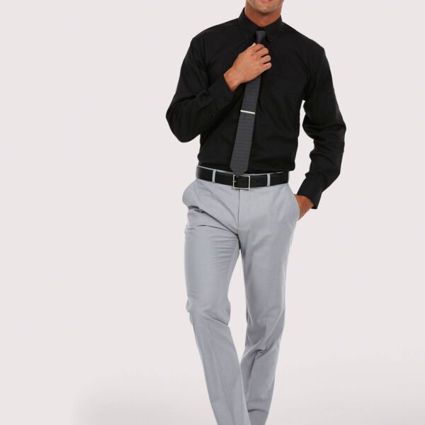Uneek Mens Pinpoint Oxford Full Sleeve Shirt Thumbnail