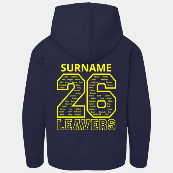 St Helens Leavers Hoodie 2026 personalised with your child's surname Thumbnail