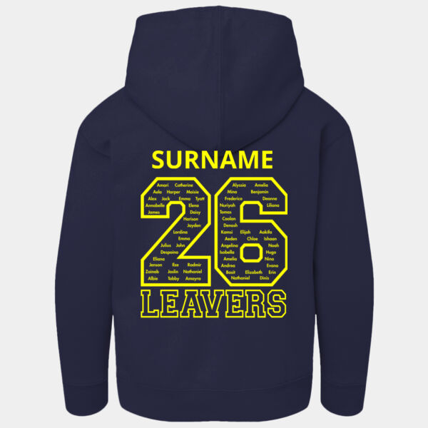 St Helens Leavers Hoodie 2026 personalised with your child's surname and initials Thumbnail