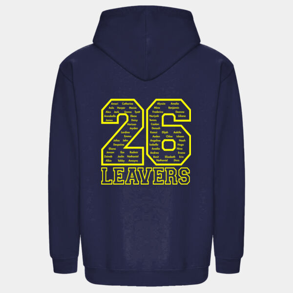 ADULT St Helens Leavers Hoodie 2026 personalised with your child's initials Thumbnail
