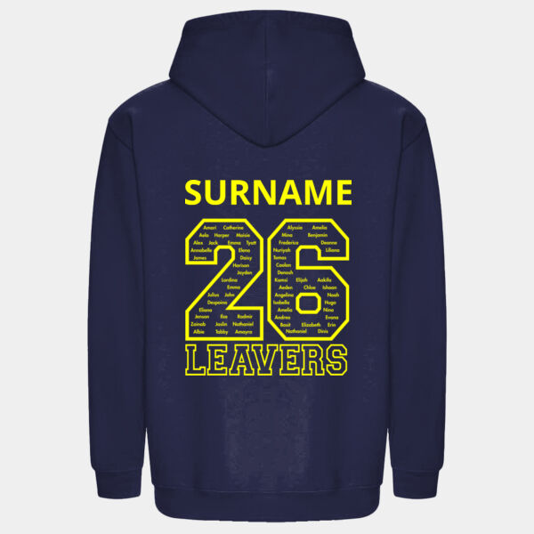 ADULT St Helens Leavers Hoodie 2026 personalised with your child's surname  Thumbnail