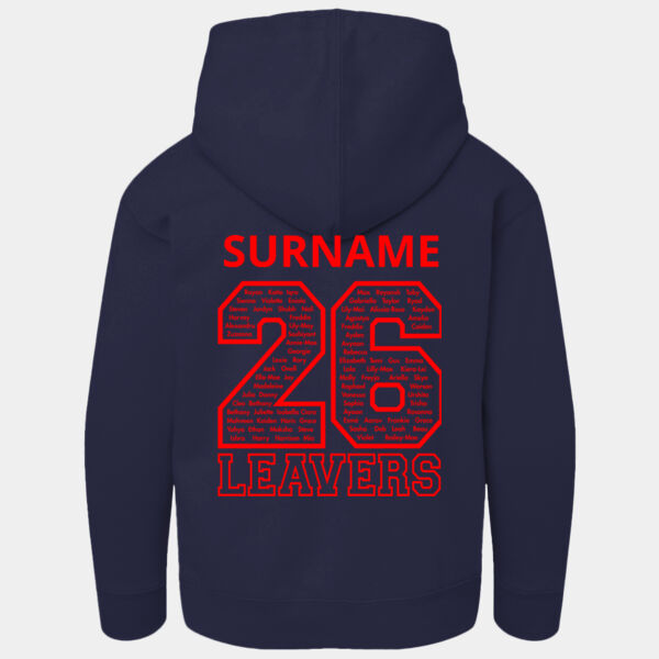 Bournemouth Park Kids Leavers Hoodie 2026 personalised with your childs surname  Thumbnail