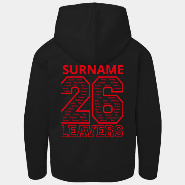 Sacred Heart Leavers Hoodie personalised with your child's surname  Thumbnail