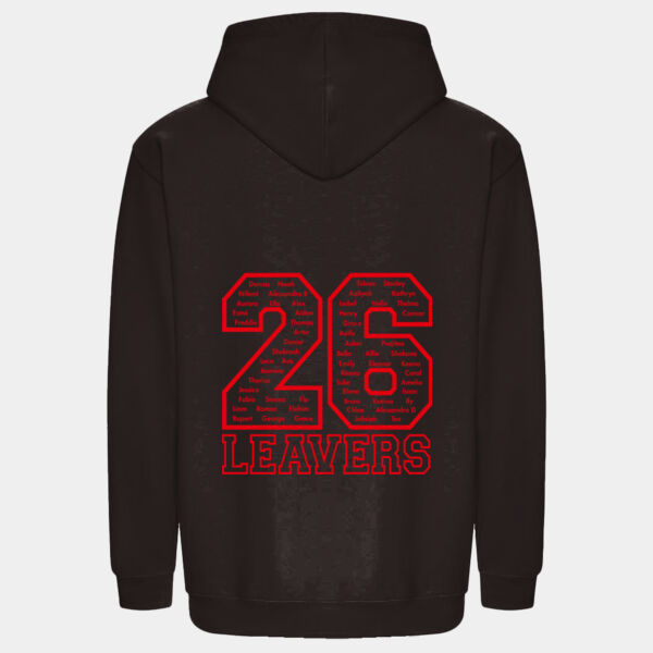 Sacred Heart Leavers Hoodie 2026 - Adult Sizes. Personalised with your child's initials Thumbnail