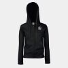 Women's premium 70/30 hooded sweatshirt jacket Thumbnail